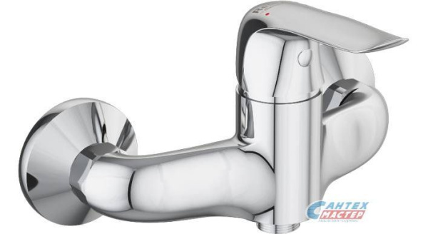 Смеситель для душа Damixa Palace Evo 2 однорычажный, керамический, настенный, без излива/шланга/лейки, латунь хром