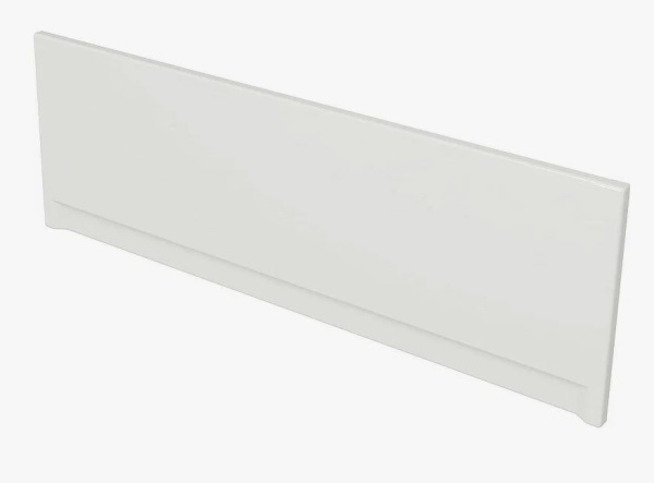 Фронтальная панель для ванны BAS "ТОЛЕДО" 170х55 см, акриловый, белый, (экран для ванны BAS "ТОЛЕДО") прямоугольный, фронтальная панель