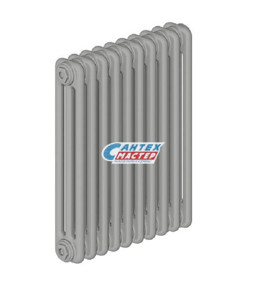 Радиатор отопления (12 секций) IRSAP TESI 30565/12 T30 3/4" cod.03 (серый Манхэттен) стальной трубчатый(батарея) боковое подключение RR305651203A430N01