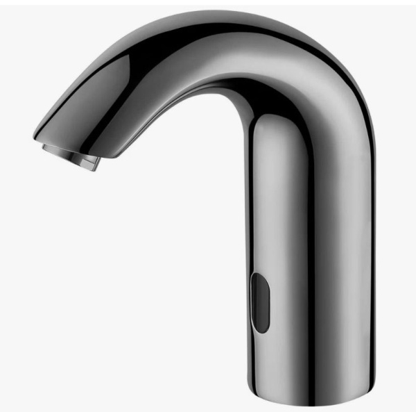 Смеситель для раковины Lemark Project электронный, излив короткий, длина 119 мм, латунь, цвет хром, без донного клапана, хромированный