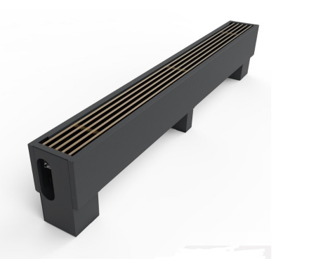 Конвектор Новатерм напольный НТ-Н-14/19/210 водяной, для отопления, с естественной конвекцией, для обогрева помещений