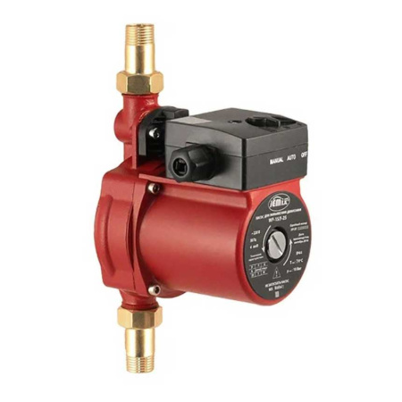 Насос повышения давления VIEIR VERA 15-8.5, 100Вт, D15 мм, L160 мм, 1.5 м³/ч, напор 8.5 м, 10 бар, 0,1 кВт, 220 В