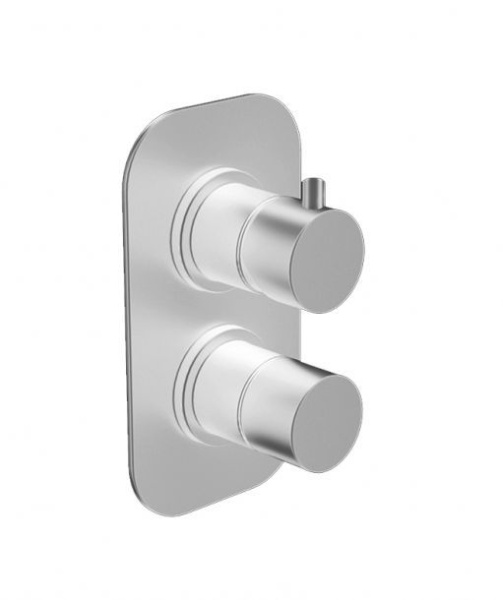 Смеситель для душа Webert One-B однорычажный, скрытого монтажа, керамический, настенный, без излива/шланга/лейки, латунь хром