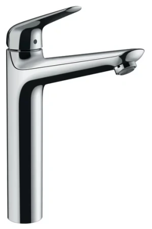 Смеситель для раковины Hansgrohe Novus 230 однорычажный, фиксированный излив, длина излива 18 см, керамический, латунь, цвет хром, с донным клапаном