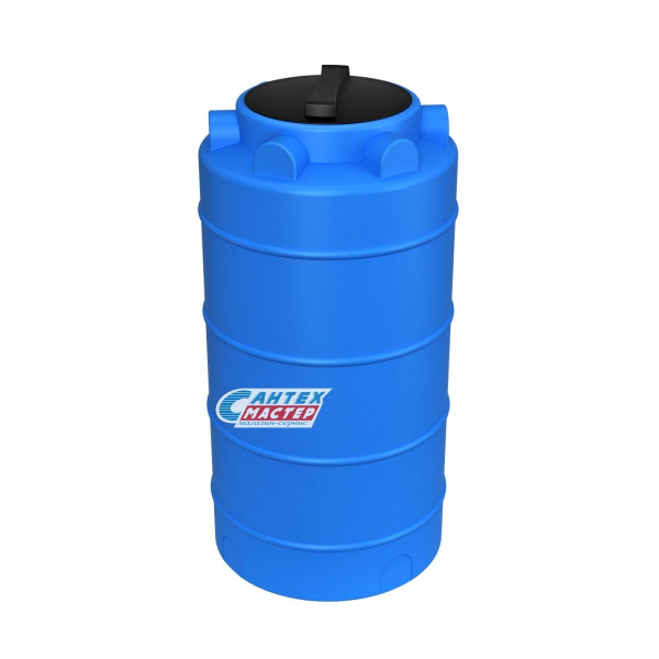 Емкость пластиковая (бак) Экопром ЭВЛ-Т 200 литров  для воды,с крышкой с дыхательным клапаном (цвет-синий) 111.0200.601.0