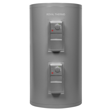 Водонагреватель Royal Thermo RWH 200 XL 200 л. электрический, напольный, накопительный 6 кВт 1105х581х581 мм, 220/240 В, (цвет серый, круглый), подводка верхняя, (бойлер, водогрей) эмалированная сталь
