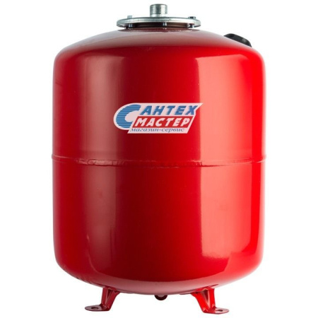 Бак расширительный 200 л (красный) Stout на ножках, на пол, вертикальный, мембранный, накопительный, напольный, для воды, антифриза, системы водяного отопления закрытого типа