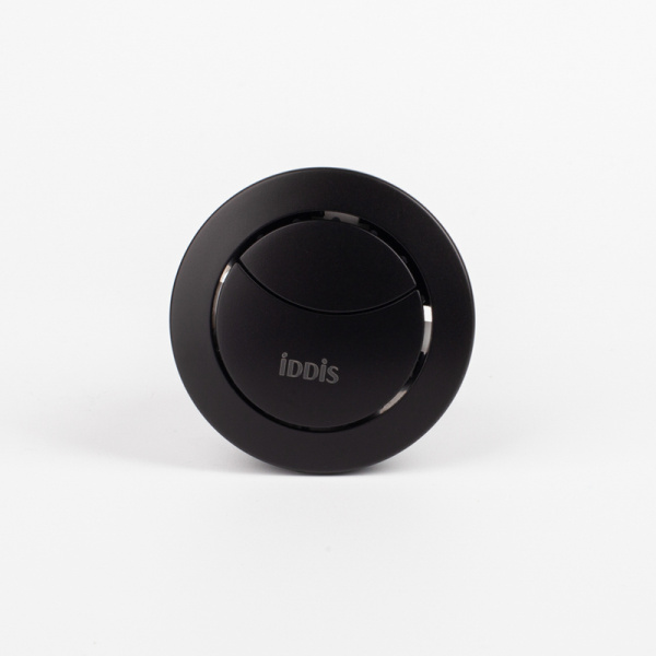 Кнопка слива для арматуры IDDIS Optima Home с двойным смывом ( Двухуровневый ), 38 мм, цвет черный матовый, ABS-пластик 92038MB2AR