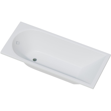 Ванна Corpa Nera Francesca 180х80 см, акриловая, цвет- белая, (без гидромассажа, рамы, сифона, фронтальной панели) прямоугольная, встраиваемая/приставная, универсальная