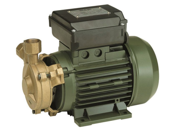 Насос поверхностный DAB KP 60/12 M, 1.8 м³/ч, напор - 107 м, 0.75 кВт, (230 В) дренажный, самовсасывающий, центробежный, горизонтальный, электрический, чугунный, бытовой, для чистой воды, водоснабжения частного дома, дачи, полива