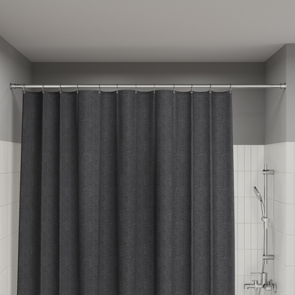 Карниз IDDIS Elegante для ванной комнаты 110-200 см, регулируется, цвет хром глянцевый, алюминий, телескопический RSC0120i14
