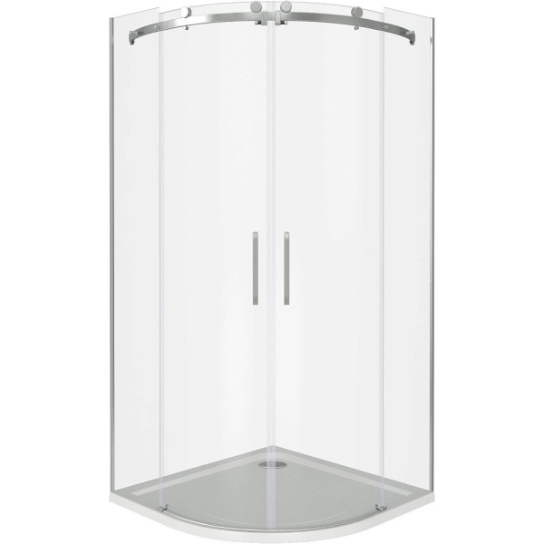 Душевое ограждение BAS Good Door Altair R-TD-100-C-CH 1000х1000х1950 прозрачное стекло