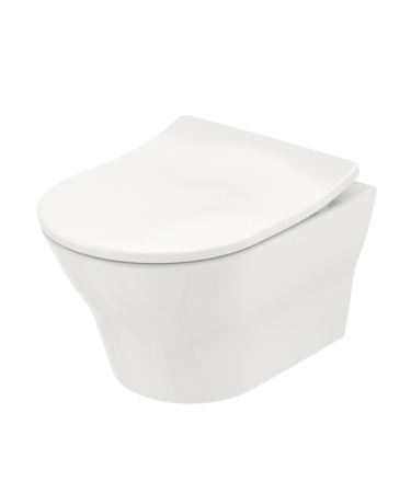 Комплект TOTO унитаз с инсталляцией (унитаз MH подвесной, белый, безободковый, округлый (горизонтальный/в стену выпуск, сиденье микролифт)/клавиша ТECE двойного смыва, черная, система для подвесного унитаза