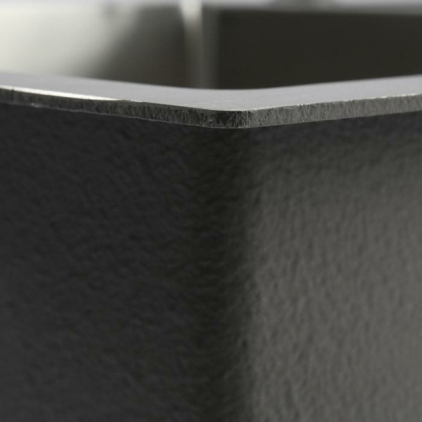 Мойка кухонная Aflorn Premium, 78х51 см, врезная, нержавеющая сталь, прямоугольная, цвет: сатин, с отверстием под смеситель, слив-перелив, с крылом справа AF97851-L