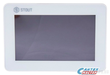 Панель контрольная STOUT TECH M-9R WIFI проводная (белый) для отопления, теплого пола (Стоут)