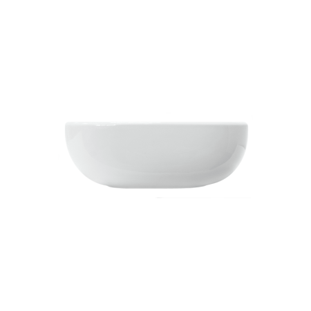 Раковина Sanita Infinity 60 ( 59,8х36,7х12,2 см ) накладная, прямоугольная/чаша, керамическая/фарфоровая, цвет белый, без отверстия под смеситель, без слива-перелива, на столешницу/тумбу (Санита) 