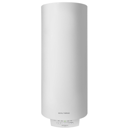 Водонагреватель Royal Thermo RWH 80 Heatronic DL Slim DryHeat 80 л. электрический, настенный, вертикальный, накопительный, 1.5 квт, 1045х385х397 мм, 230 В, (цвет белый, круглый), с нижней подводкой
