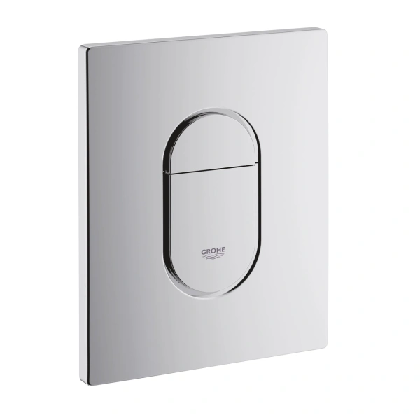 Сет инсталляция с кнопкой смыва (хром) Grohe Rapid SL + унитаз Euro Ceramic, c сиденьем микролифт, система для подвесного унитаза, со скрытым смывным бачком (бак), кнопка Arena Cosmopolitan