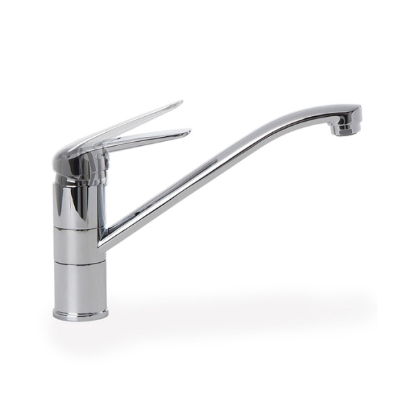 Смеситель для кухни/мойки Iddis Male однорычажный, керамический, с поворотным изливом, длина 216 мм, латунь, цвет хром, кухонный, хромированный, вертикальный, однорукий, одноручный, однозахватный, MALSB00i05