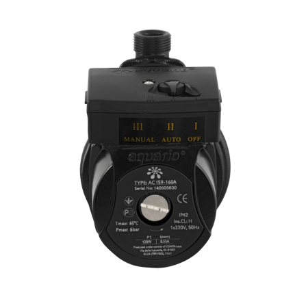 Насос повысительный Aquario AC 159-160 A резьба 3/4" 120 Вт напор 9 м 26 л/мин для повышения давления холодной воды 5159