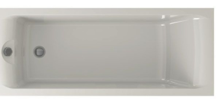 Ванна Eurolux Qwatry 170х70 акриловая цвет- белая, (без гидромассажа, рамы, сифона, фронтальной панели) прямоугольная