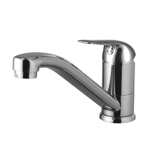 Смеситель для кухни/мойки Lemark Advance однорычажный, керамический, с поворотным изливом, длина 181 мм, латунь, цвет хром, кухонный, хромированный, вертикальный, однорукий, одноручный, однозахватный, одноручковые, кран, комплект, сантехника