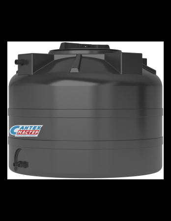 Бак пластиковый  Акватек (Aquatech) ATV 2000 литров 0-16-1520 для  воды с поплавком  (емкость вертикальная) цвет-черный