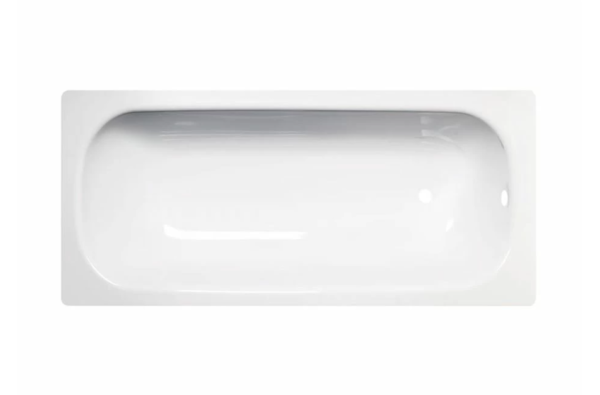 Ванна стальная ВИЗ MARION 160х70, цвет- белый ирис, (без гидромассажа, рамы, сифона, фронтальной панели) с опорной подставкой/без ранта, прямоугольная