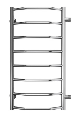 Полотенцесушитель 400х800 Terminus Виктория П8 водяной, нержавеющая сталь, боковое подключение, межосевое расстояние 600 мм