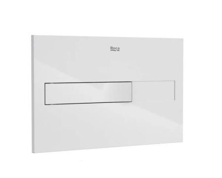 Кнопка смыва Roca Duplo One PL-2 цвет белый, размер 250 х 160 х 10 мм, клавиша управления для сливного бачка, инсталляции, один режим слива, механическая, панель Кнопка смыва Roca Duplo One PL-2 цвет белый, размер 250 х 160 х 10 мм, клавиша управления для сливного бачка, инсталляции, один режим слива, механическая, панель