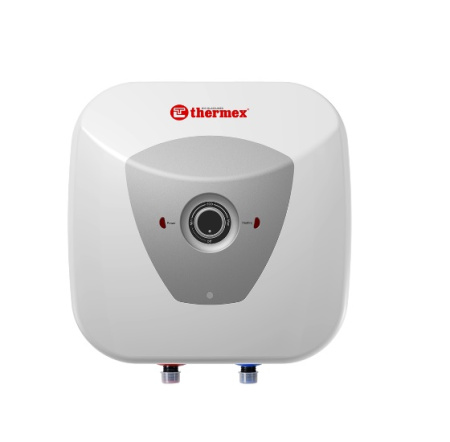 Водонагреватель Thermex H 5 O (pro), 5 л, электрический, настенный, вертикальный, накопительный тип, 1,5 кВт, 290х275х310 мм, 230 В, (цвет белый, округлый), подводка нижняя, (бойлер, водогрей), биостеклофарфор