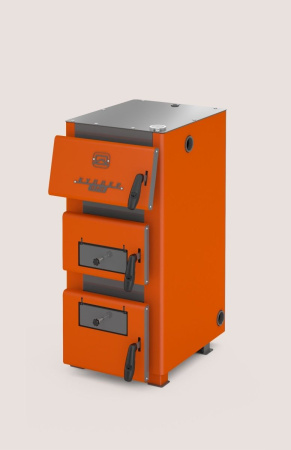 Котел твердотопливный КУППЕР ПРО-36 (2.0) Теплодар 36 кВт, (360 кв. м) одноконтурный, напольный, традиционный, длительного горения (комбинированный)