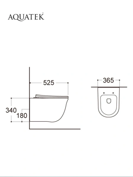Комплект унитаза с инсталляцией Aquatek Классик (Сет) c сиденьем микролифт, с клавишей смыва (кнопкой, клавишей двойного смыва) черная, комплект крепления