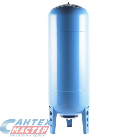 Бак расширительный 500 л (синий) Джилекс 500 В на ножках, на пол, вертикальный, мембранный, накопительный, напольный, гидроаккумулятор 7501
