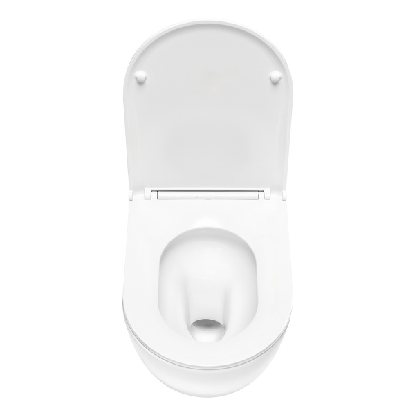Унитаз подвесной TECEspring R 360х350х530 безободковый, с сиденьем, Tornado flush, белый 9700998
