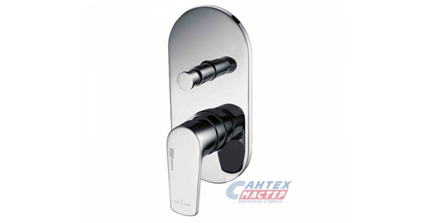 Смеситель для ванны и душа Wasserkraft Dill 6161 хром 