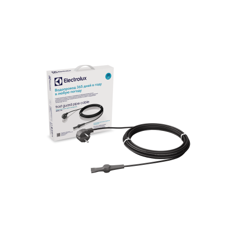 Кабель греющий  Electrolux EFGPC 2-18-2, 2м,144Вт, комплект с вилкой, саморегулирующийся, электрический, греющий, нагревательный Кабель греющий  Electrolux EFGPC 2-18-2, 2м,144Вт, комплект с вилкой, саморегулирующийся, электрический, греющий, нагревательный