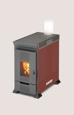 Печь Матрица-100 ТЕПЛОДАР 100м³, отопительная, варочная поверхность, напольная, пристенная, дверца со стеклом, длительного горения, на дровах/брикетах