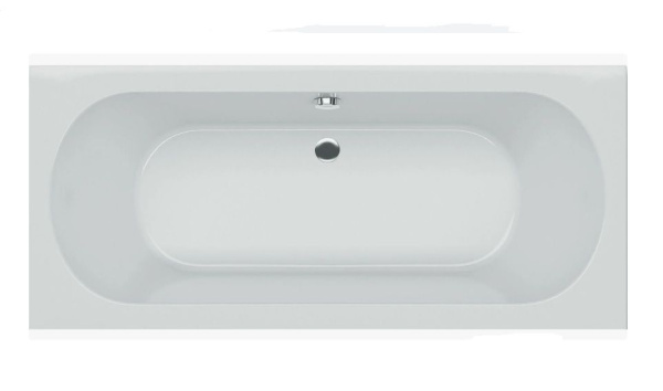 Ванна акриловая Koller Pool Orion Double 180х80 180х80 см, пристенная, акрил, цвет- белый, (без гидромассажа, рамы, сифона, фронтальной панели), прямоугольная
