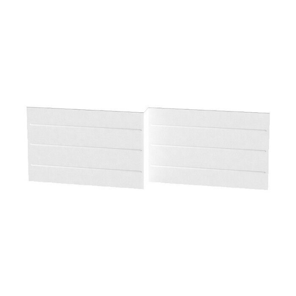 Фронтальная панель для ванны BAS "ЭСТЕ" 170х55 см, акриловый, белый, (экран для ванны BAS "ЭСТЕ") ассимитричный, фронтальная панель