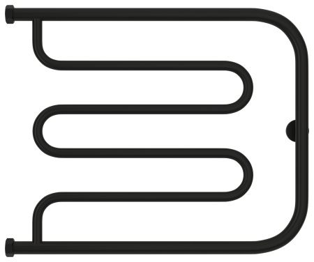 Полотенцесушитель Сунержа "Лира+" 500х650 Н. Г. 1", водяной, цвет матовый чёрный