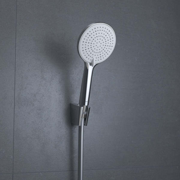 Душевая лейка IDDIS Optima Home, круглая, с 3 режимами, размер 116 мм, ABS-пластик, цвет хром, для душа/ванной