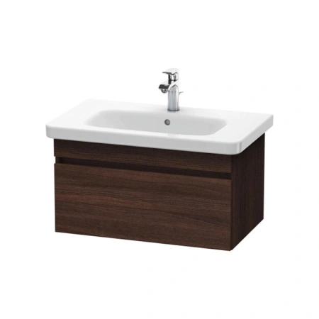 Тумба/шкафчик для консоли/столешницы Duravit DuraStyle под раковину 70х54,8х51,2 см, подвесная, ДСП, цвет: каштан темный, 2 выдвижных ящика, прямоугольная