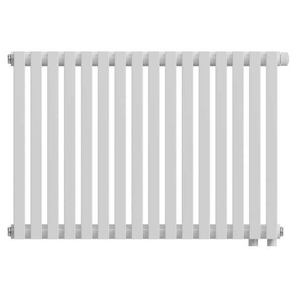 Радиатор Royal Thermo Shift Q30 VC2050 стальной 2 трубчатый, 16 секций, нижнее подключение, для отопления квартиры, дома, водяные, мощность 1632 Вт, настенный, цвет белый RAL9016