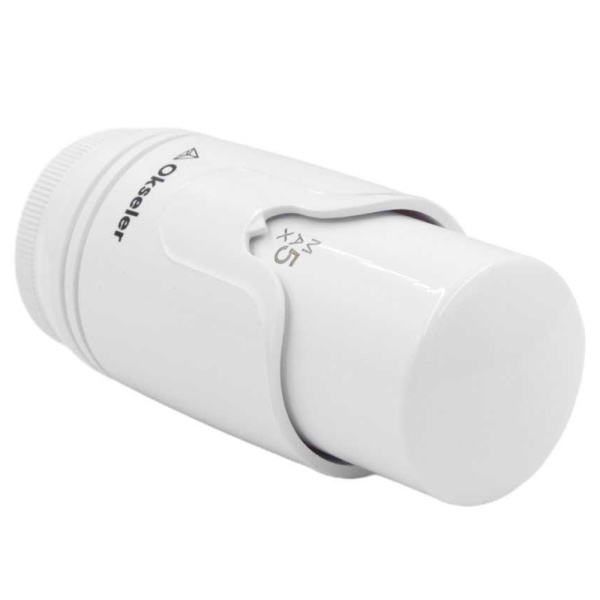 Термоголовка Okseler Design М30x1,5 от +6°C до +28°C жидкостная, для клапана радиатора отопления