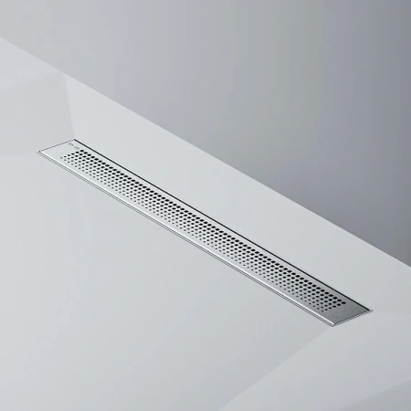 Душевой трап (лоток) AM.PM PrimeFlow 700 мм комбинированный затвор, со стальной матовой решеткой, перфорированная, выходная труба 50 мм, линейный