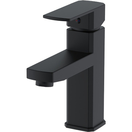 Смеситель для раковины/умывальника Orange OneLife, однорычажный, неповоротный, керамический, длина излива 116 мм, полимерный, цвет черный