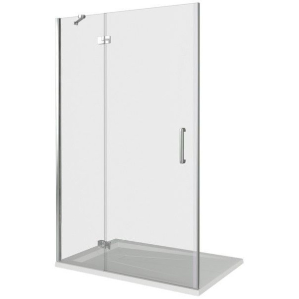 Душевое ограждение BAS Good Door Saturn WTW-130-C-CH-L левое 1300х1850 прозрачное стекло