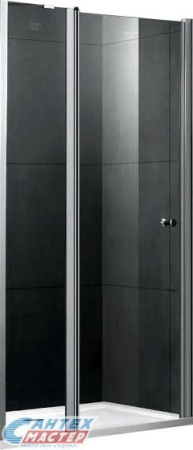 Душевая дверь Gemy New Rockсoco 120х190 прозрачное стекло в нишу, открывание правое/левое, прозрачное закаленное стекло, раздвизжная, профиль хром, прямоугольная (душевое ограждение без поддона)