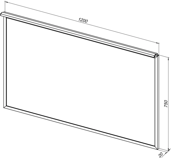Зеркало Allen Brau Priority 120х75х2 см с подсветкой, прямоугольное, подвесное/настенное, цвет рамы медь браш, для ванной комнаты